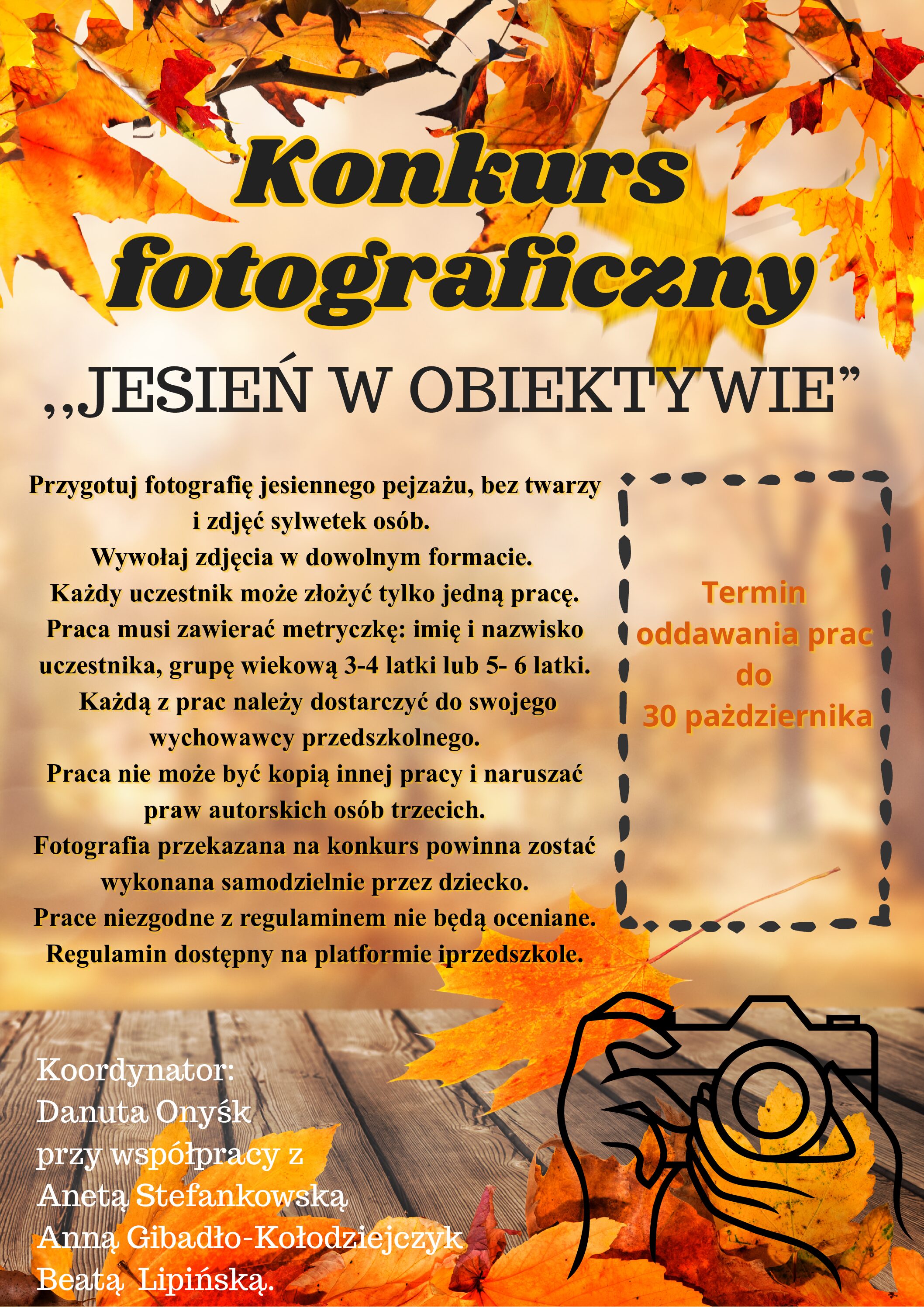 Konkurs „Jesień w obiektywie”